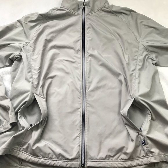 Cutter & Buck Mens Adapt Eco Knit Hybrid Recycled Full Zip Jacket Size XXL Gray - Picture 6 of 13